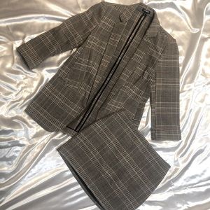 Plaid Co-Ord Blazer and Mini Skirt set | EXPRESS